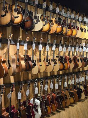 Acoustic guitars had their own air conditioner room