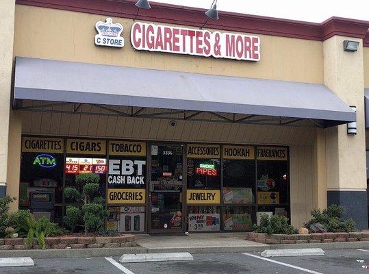 Cigarettes & More storefront