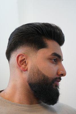 Drop Fade, Leave hooks , Shadow beard fade