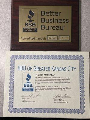 Better Business Bureau Accredited