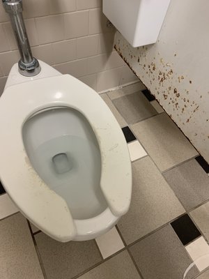 Multi million dollar company and they don't wanna spend $100 on new toilet seats or $1000 on new stalls... Nasty.