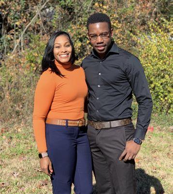 Yvonne Sampson Smith and her husband, Shaqeer Rhasjuan Smith