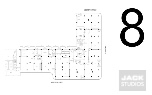 Full Floor Plan of Jack Studios