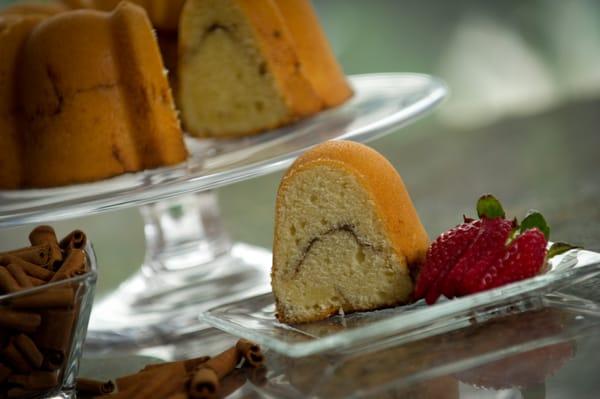 Cinnamon Swirl Pound Cake