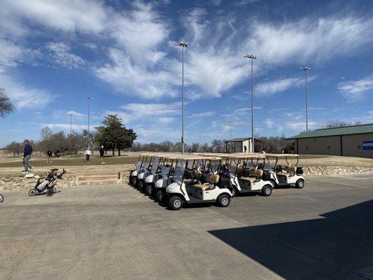 View towards putting green