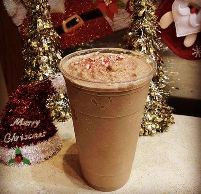 Peppermint mocha frappe