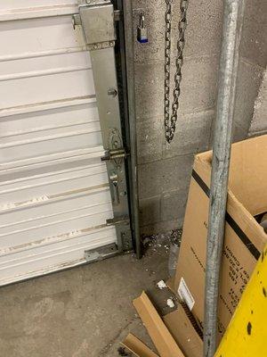 Garage door repair