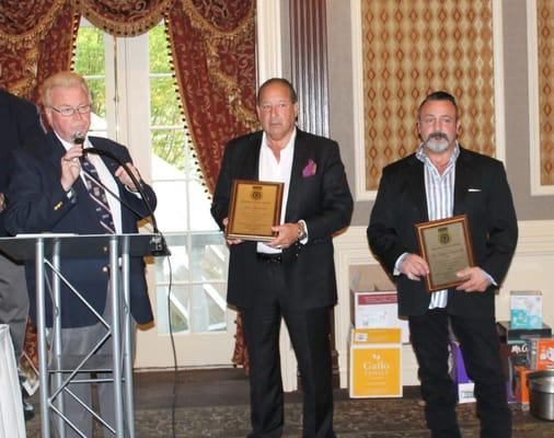 Dr. David Barrett, our owner and director receiving an Honored Citizens Award from the New Jersey Honor Legion