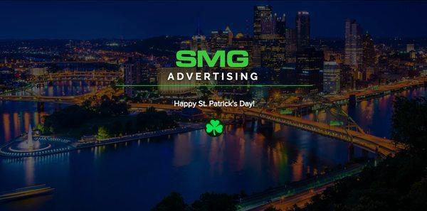 Happy St. Patrick's Day from all of us at SMG Advertising.