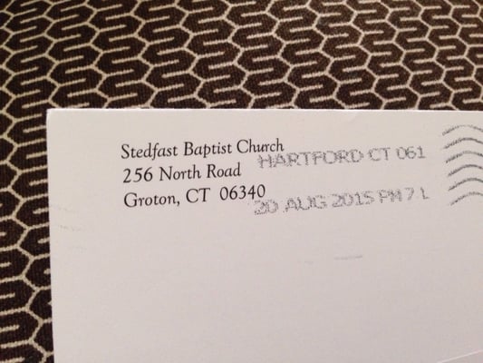 Current address of church