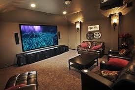 Basement or Family Room Theaters