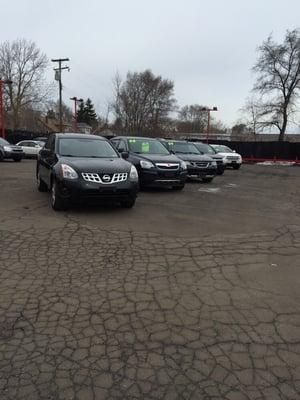 Many vehicles in stock