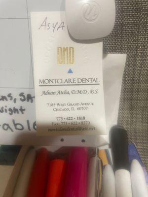 Montclare Dental Inc