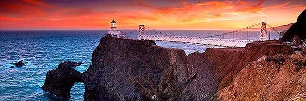 Point Bonita at Sunset