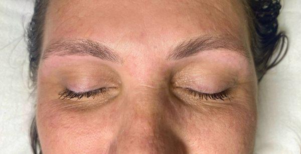 After a brow wax