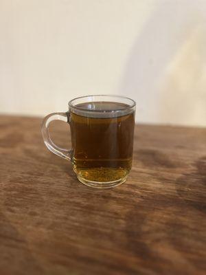 A secret tester item coming soon to the menu- an herbal tea from Hawaii.