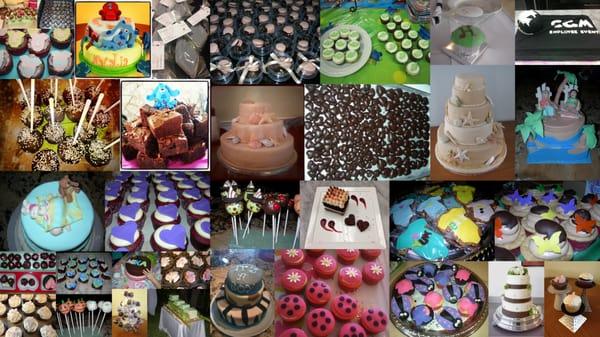 A sampling of work from Choco-Chica Cupcakes & Cookies & Cakes... 
A South Florida Sweet Treat!