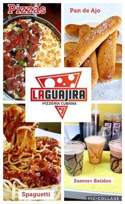 Todo deliciosas en La Guajira Pizzeria Cubana...1905 west 60 st Hialeah Fl 33012.