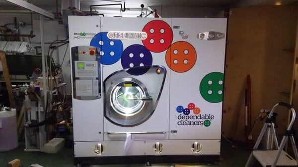 We just received our new custom made machines with heated environmentally friendly solution which makes it clean better.