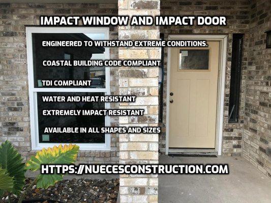 Hurricane Windows,for more information, visit https://nuecesconstruction.com