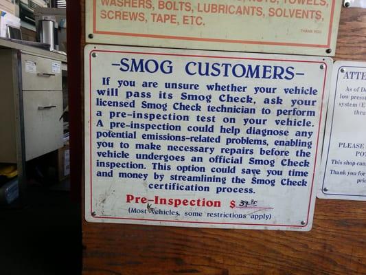 $40 could save you some headaches if you're not certain your car will pass smog.