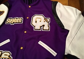 Oak Harbor letter jacket from Ashley's Design