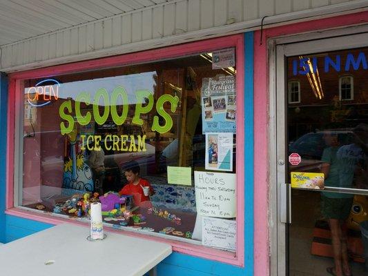 Main Street USA ice cream shop