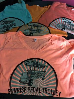 Fun t-shirts for sale! #sunrisepedsltrolley