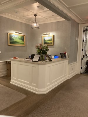 The front desk