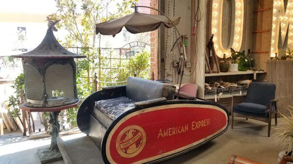 American Express mail delivery cart @ Big Daddy's Antique store