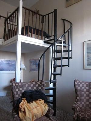 Room #51, stair to loft