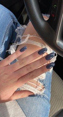 acrylic purplish blue