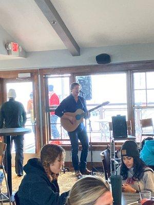 Live music tonight Scott Clay, with night skiing tonight also.