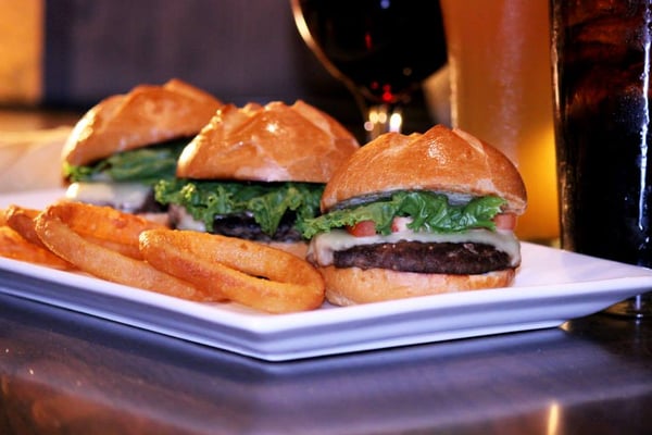 Sliders - Trio of your choice of burger with or without cheese, steak or buffalo chicken. A Sports Haven Bar & Grille Best Bet!