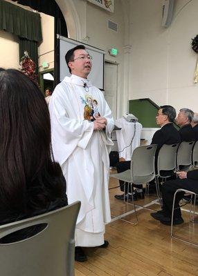 Father Andrew Thong Nguyen- I always look forward to his sermons