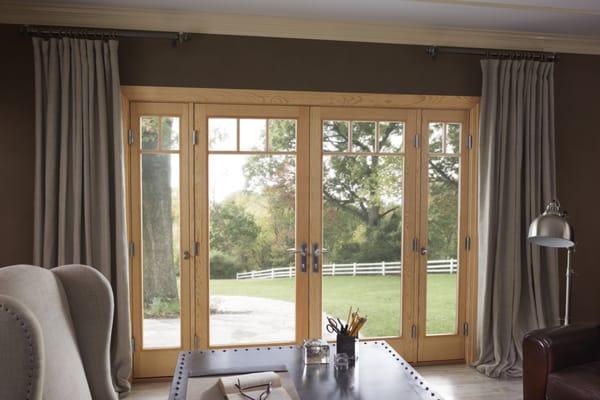 Milgard Essence wood patio door