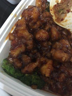 General Tso's - pasty, tomato tasting Dated: Aug 2017