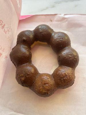 Chocolate mochi donut