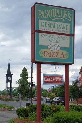 Pasquale's Restaurant and Pizza, located along Elm Street in Westfield, MA