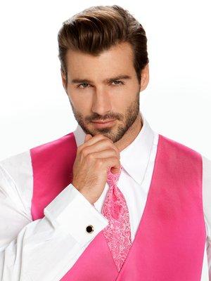 Thousands of colors of vests, ties, pocket square, suspenders to match your color