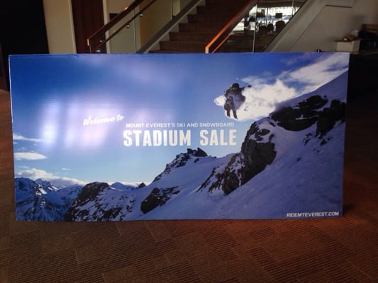 Mount Everest Meadowlands Stadium Ski Sale