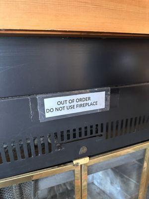 Out of order