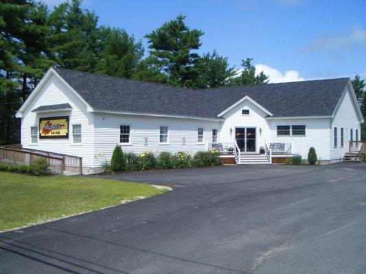 Our dojo, plenty of parking and air-conditioned comfort to work out in.