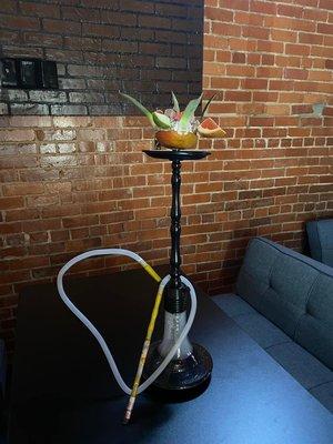 Orange deluxe hookah