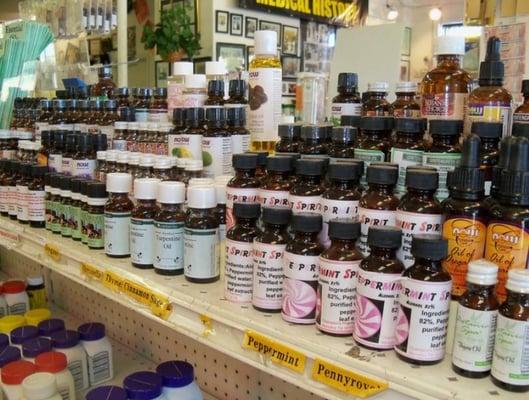 Essential oils, ZNP soap, homemade soaps, caster oil & more.