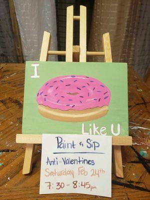 Paint & Sip on February 24th