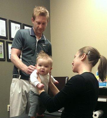 Taking care of lots of children and families...we are one of the region's largest pediatric chiropractic offices.