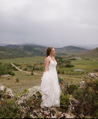 Bride hair and makeup