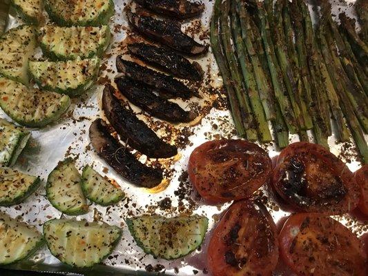 Grilled vegetables