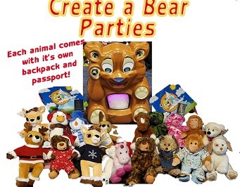 Create a Bear Parties!  Kids make their new best friend.